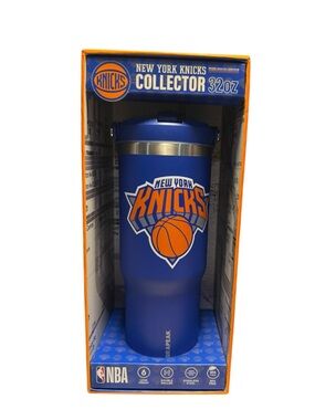 NY Knicks 32oz Tumbler Hydrapeak NBA Collector Cup New in Box New York NWT